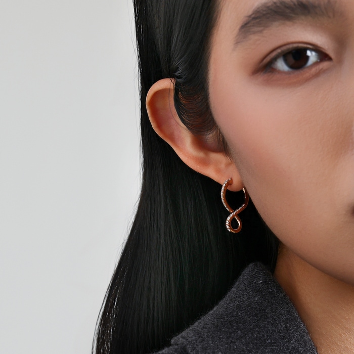 18K Rose Gold Earring | Chow Sang Sang Jewellery | 96165E - 2