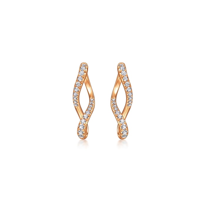 18K Rose Gold Earring | Chow Sang Sang Jewellery | 96165E - 1