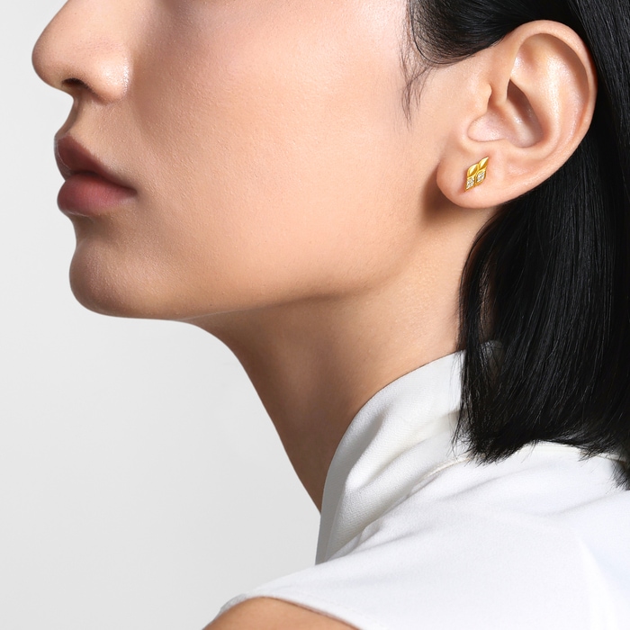 Solid Gold Earring | Chow Sang Sang Jewellery | YuYu | 96220E - 3