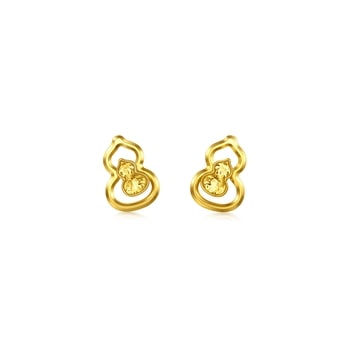 Essence 999 Gold Gourd Earrings