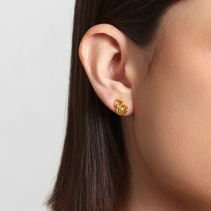Solid Gold Earring | Chow Sang Sang Jewellery | Essence | 96249E - 2