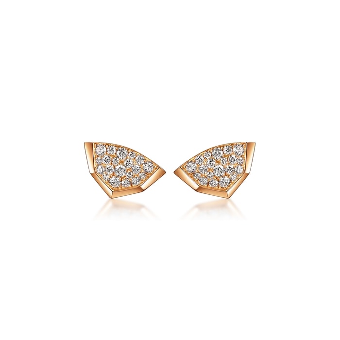 18K Rose Gold Earring | Chow Sang Sang Jewellery | 96316E - 1