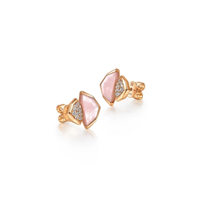 18K玫瑰金 耳環 | 周生生珠寶 | 96317E - 2