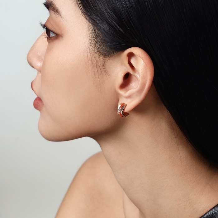18K Rose Gold Earring | Chow Sang Sang Jewellery | 96328E - 3