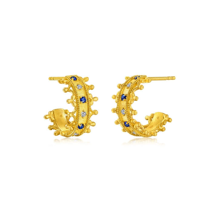 999.9黃金 耳環 | 周生生珠寶 | 96362E - 2