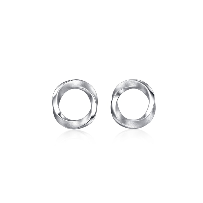 950鉑金 耳環 | 周生生珠寶 | Essence「永」 | 96367E - 1