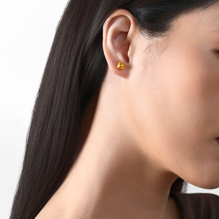 Solid Gold Earring | Chow Sang Sang Jewellery | Essence | 96371E - 3