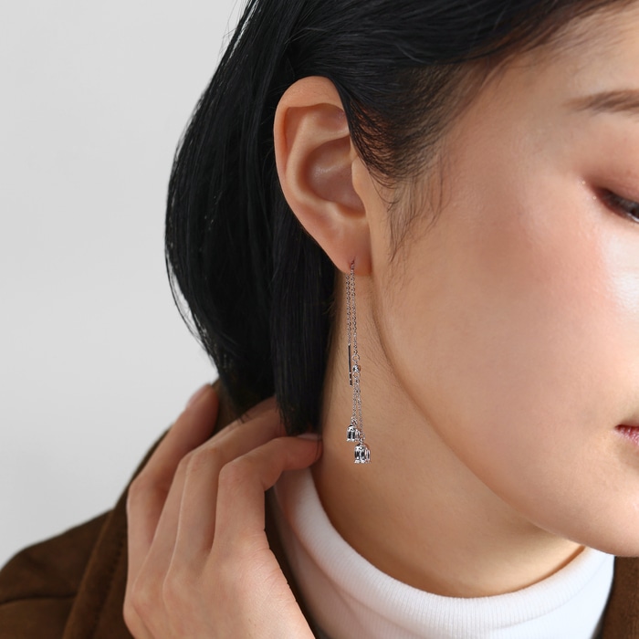 950鉑金 耳環 | 周生生珠寶 | Essence「永」 | 96395E - 3