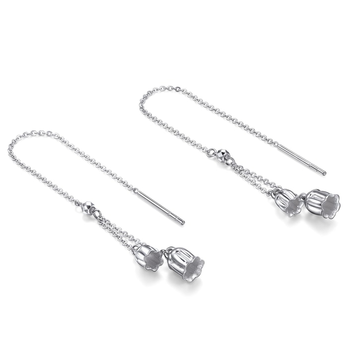 950鉑金 耳環 | 周生生珠寶 | Essence「永」 | 96395E - 4