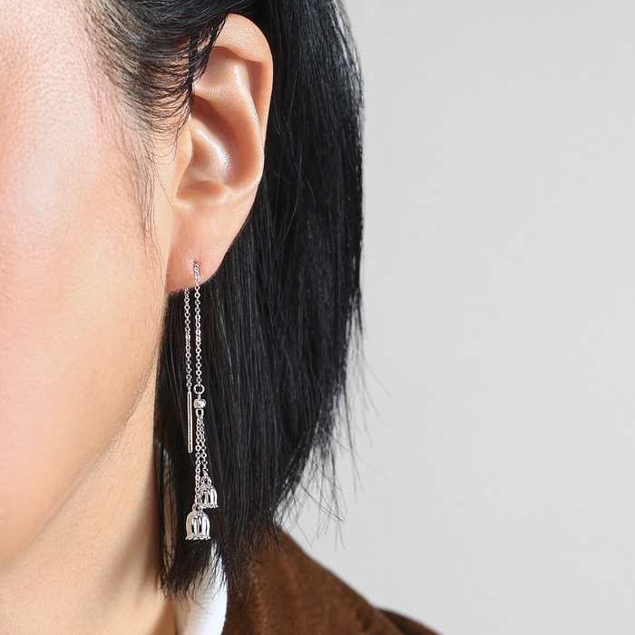 950鉑金 耳環 | 周生生珠寶 | Essence「永」 | 96395E - 2