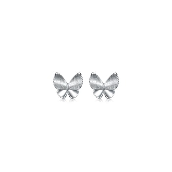 Essence 950 Platinum Butterfly Earrings