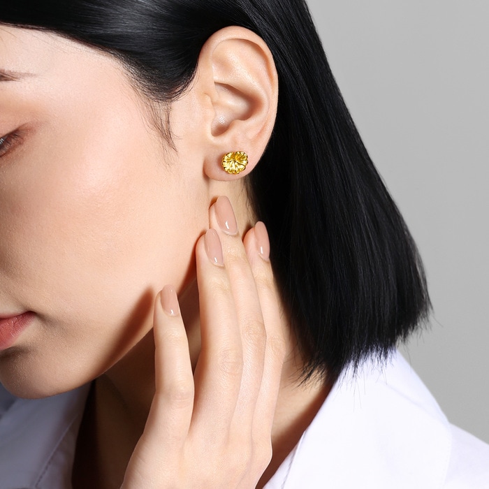 Solid Gold Earring | Chow Sang Sang Jewellery | 96415E - 3