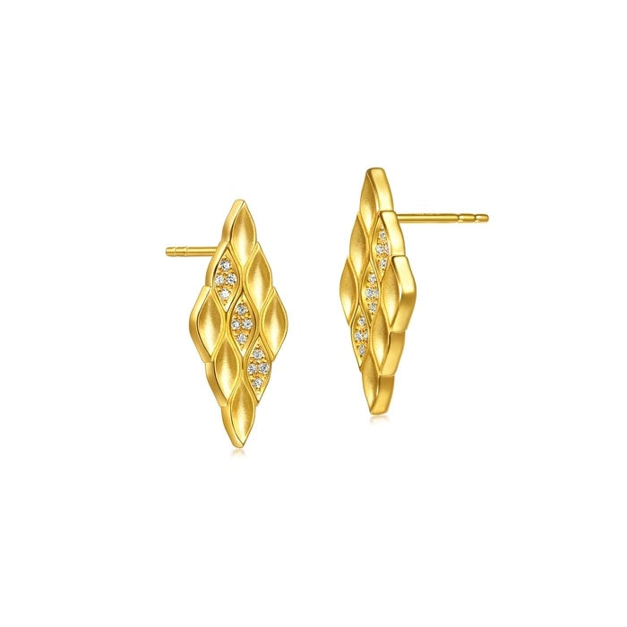 Solid Gold Earring | Chow Sang Sang Jewellery | YuYu | 96445E - 4