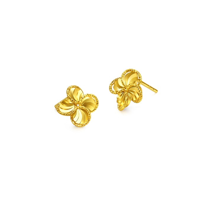 Solid Gold Earring | Chow Sang Sang Jewellery | Essence | 96454E - 2