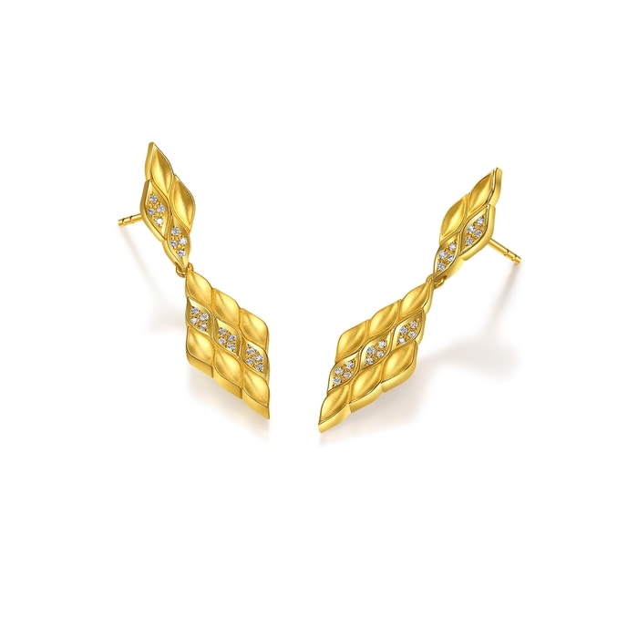 999黃金 耳環 | 周生生珠寶 | YuYu | 96466E - 3