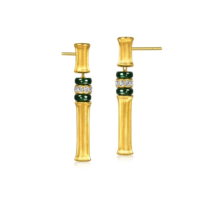 999黃金 耳環 | 周生生珠寶 | Cultural Blessings 「文化祝福」 | 96500E - 4