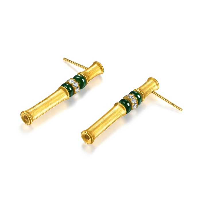 999黃金 耳環 | 周生生珠寶 | Cultural Blessings 「文化祝福」 | 96500E - 5