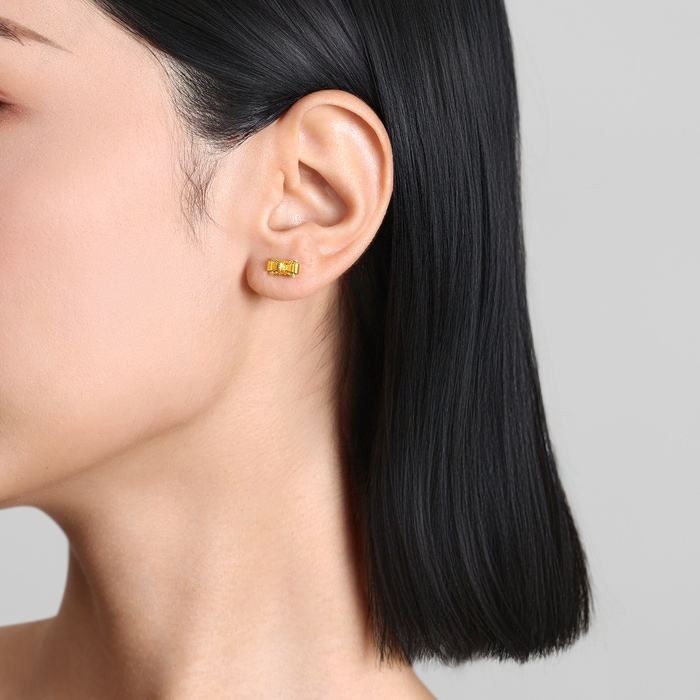 Solid Gold Earring | Chow Sang Sang Jewellery | Essence | 96628E - 3