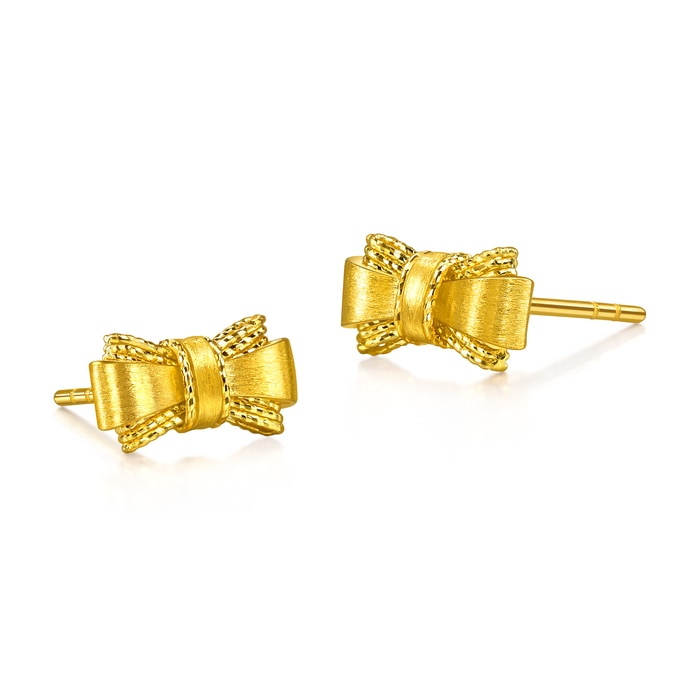 Solid Gold Earring | Chow Sang Sang Jewellery | Essence | 96628E - 2