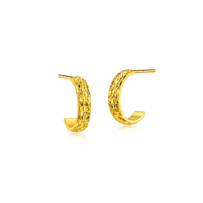 Solid Gold Earring | Chow Sang Sang Jewellery | Essence | 96774E - 2