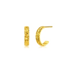999 Gold Earrings
