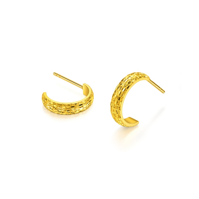 Solid Gold Earring | Chow Sang Sang Jewellery | Essence | 96774E - 3