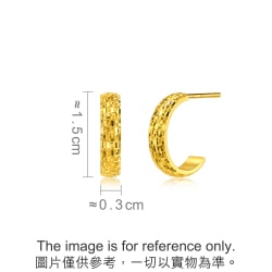 999 Gold Earrings