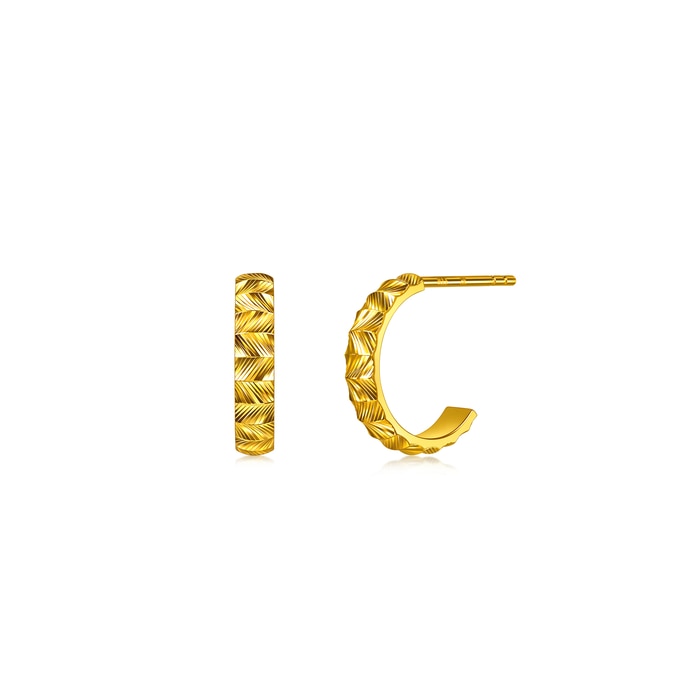 Solid Gold Earring | Chow Sang Sang Jewellery | Essence | 96795E - 1