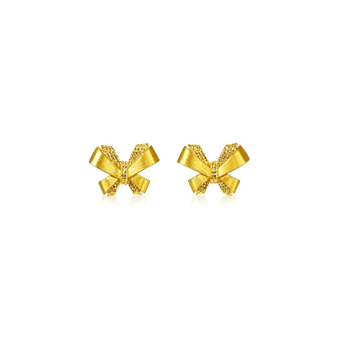 Solid Gold Earring | Chow Sang Sang Jewellery | Essence | 96821E - 1
