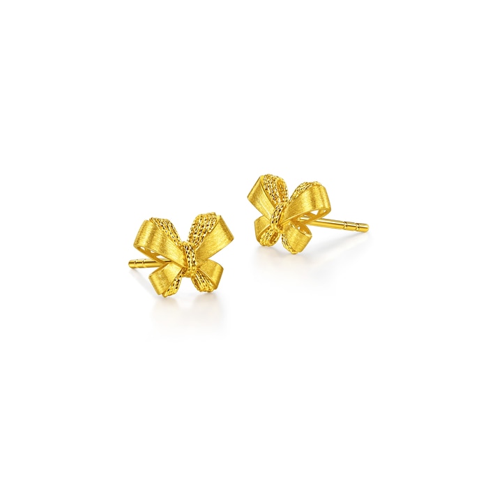 Solid Gold Earring | Chow Sang Sang Jewellery | Essence | 96821E - 2