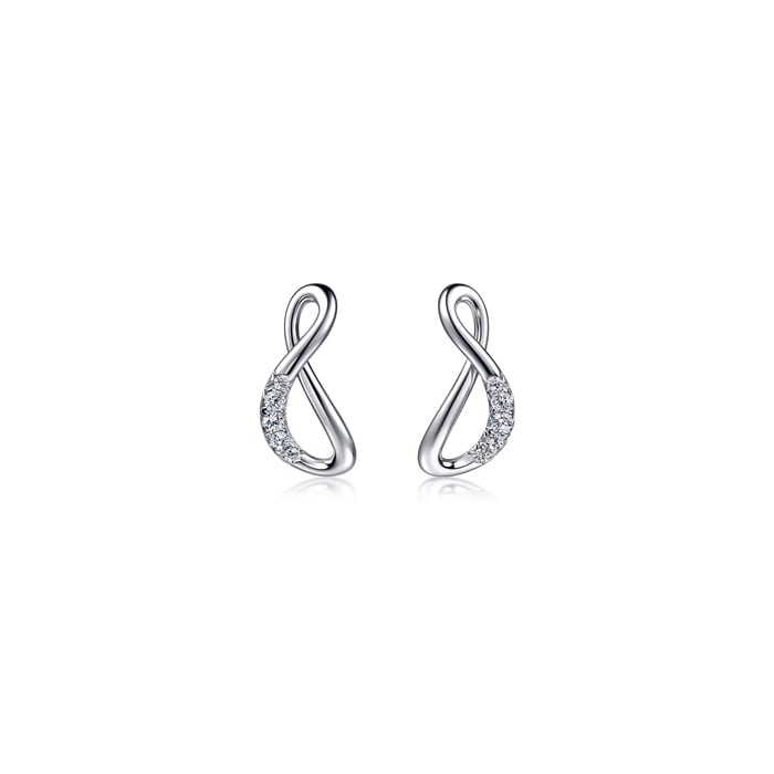 18K White Gold Earring | Chow Sang Sang Jewellery | 96938E - 1