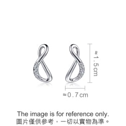 'Form' 18K White Gold Diamond Earrings