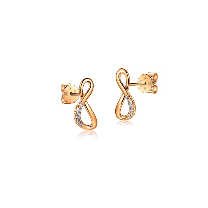 18K Rose Gold Earring | Chow Sang Sang Jewellery | 96938E - 2
