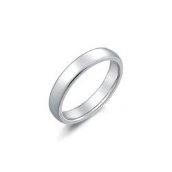 「緣創系列」18K白色黃金戒指