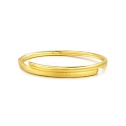 【美品】human made bangle gold 24K Gold-plated Bangle Bracelet With Midnight Blue Japanese