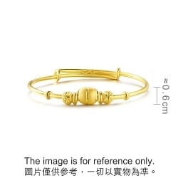 'New Born' 999.9 Gold Bangle