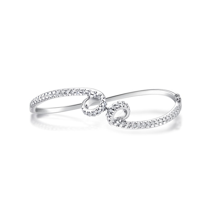 18K White Gold Bangle | Chow Sang Sang Jewellery | 29559K - 1