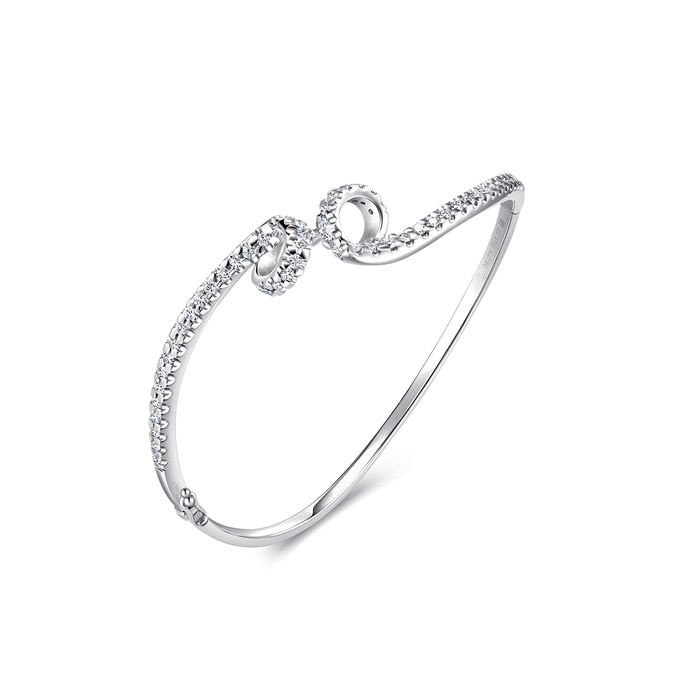 18K White Gold Bangle | Chow Sang Sang Jewellery | 29559K - 2