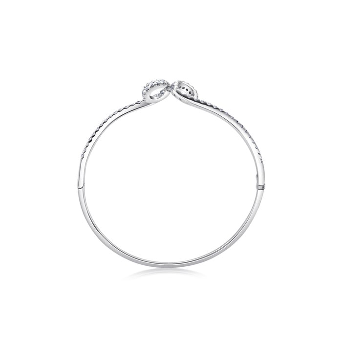 18K White Gold Bangle | Chow Sang Sang Jewellery | 29559K - 3