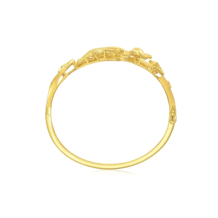 Leaf of Charm Gold Bracelet