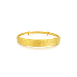 'Hello Kitty' 999.9 Gold Baby Bangle