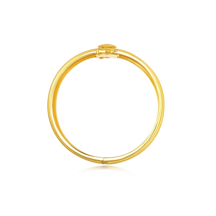CHIEKO +  caviar bangle †  gold CHIEKO + caviar bangle † gold 999.9 Gold Bangle | 84752K