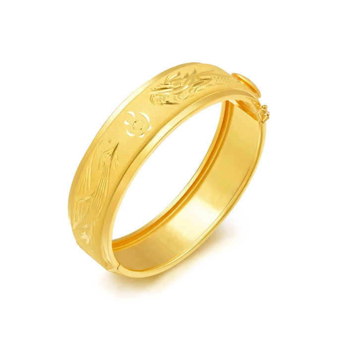 999.9黃金 手鐲 | 周生生珠寶 | 生生有囍 | 84485K - 4