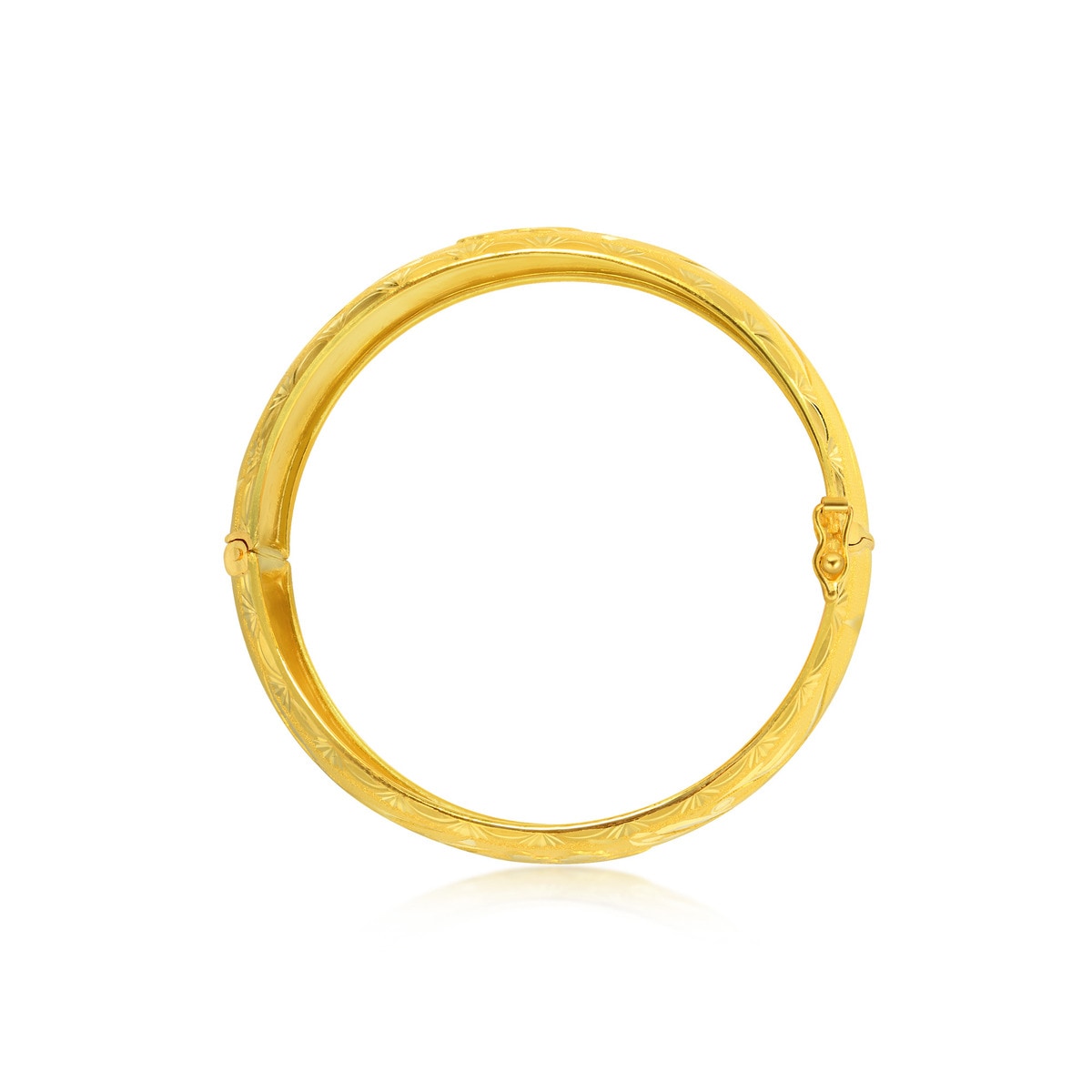 999.9 Gold Bangle | 84751K(~0.883 tael) | Chow Sang Sang