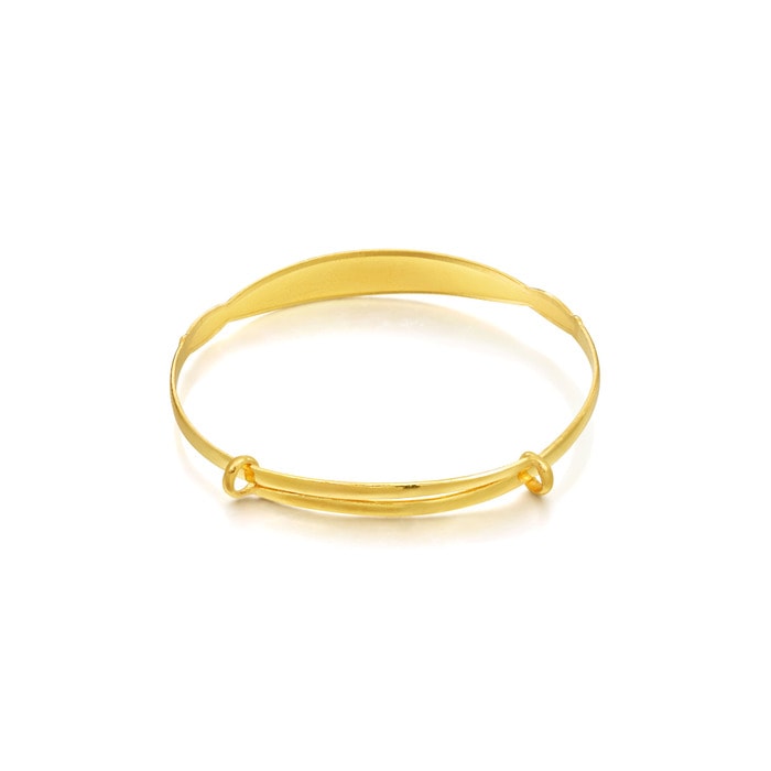 Solid Gold Bangle | Chow Sang Sang Jewellery | Chinese Gifting Collection | 84772K - 4