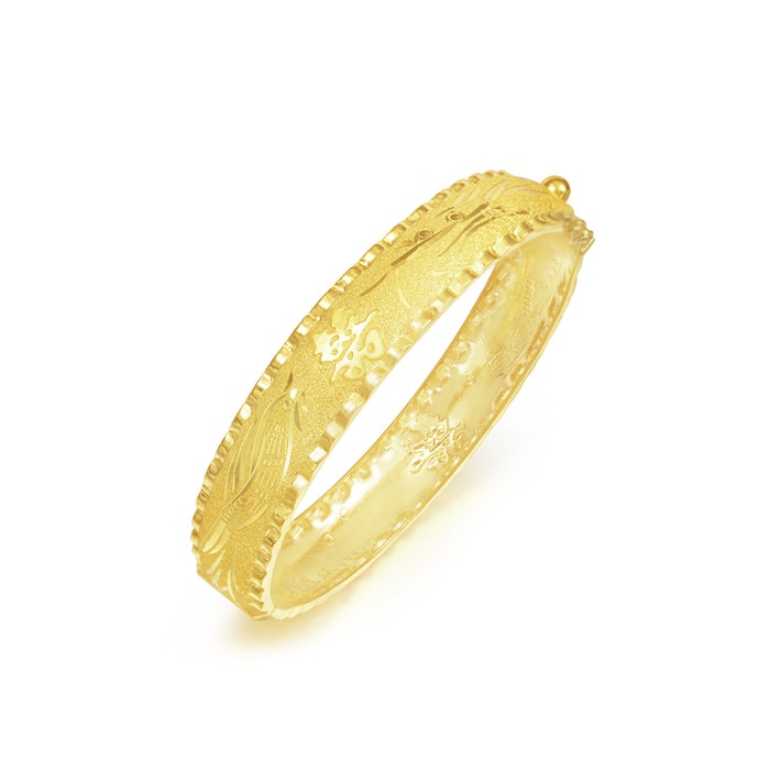 【激レア】hide 13th memorial bangle 限定品 Dragon & Phoenix' 999.9 Gold Bangle | 84937K(~0.331 tael