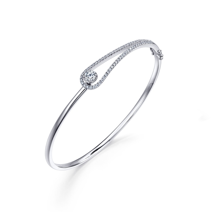 18K白色黄金 手鐲 | 周生生珠寶 | 85405K - 4