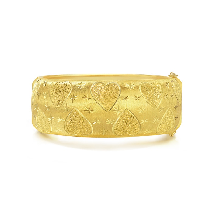 999.9 Gold Dragon & Phoenix Bangle | 85580K(~0.859 tael