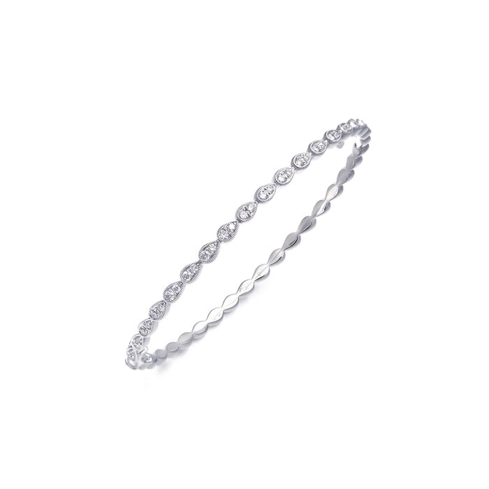 18K White Gold Bangle | Chow Sang Sang Jewellery | 86173K - 2