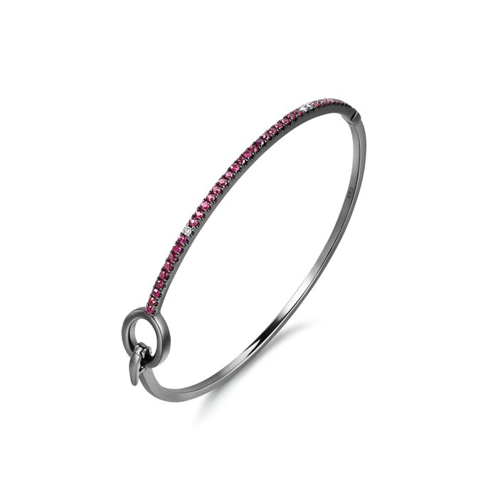 18K White & Black Gold Bangle | Chow Sang Sang Jewellery | 88945K - 2